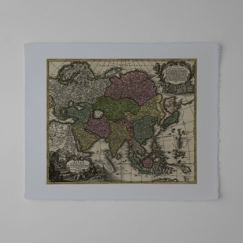 Johann Baptist Homann - Map Of Asia (17--)